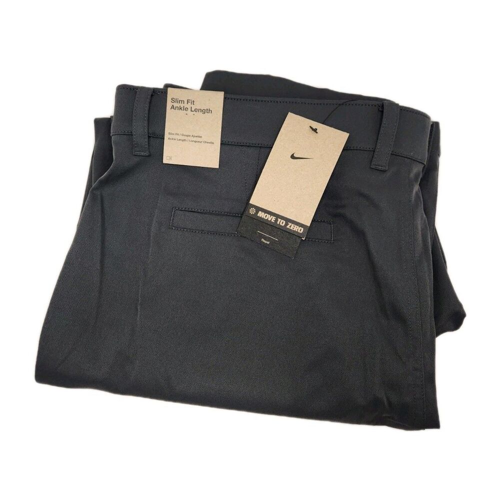 Nike Golf‎ Pants Men's 40x32 Gray Slim Fit Ankle Length Repel Performance NWT